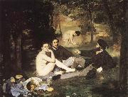 Edouard Manet Dejeuner sur I-herbe oil painting artist